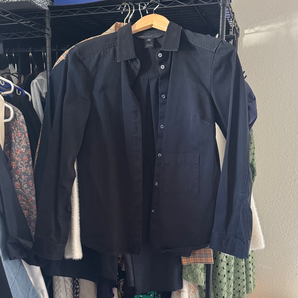 Marc Jacob Black Button-Up Shirt